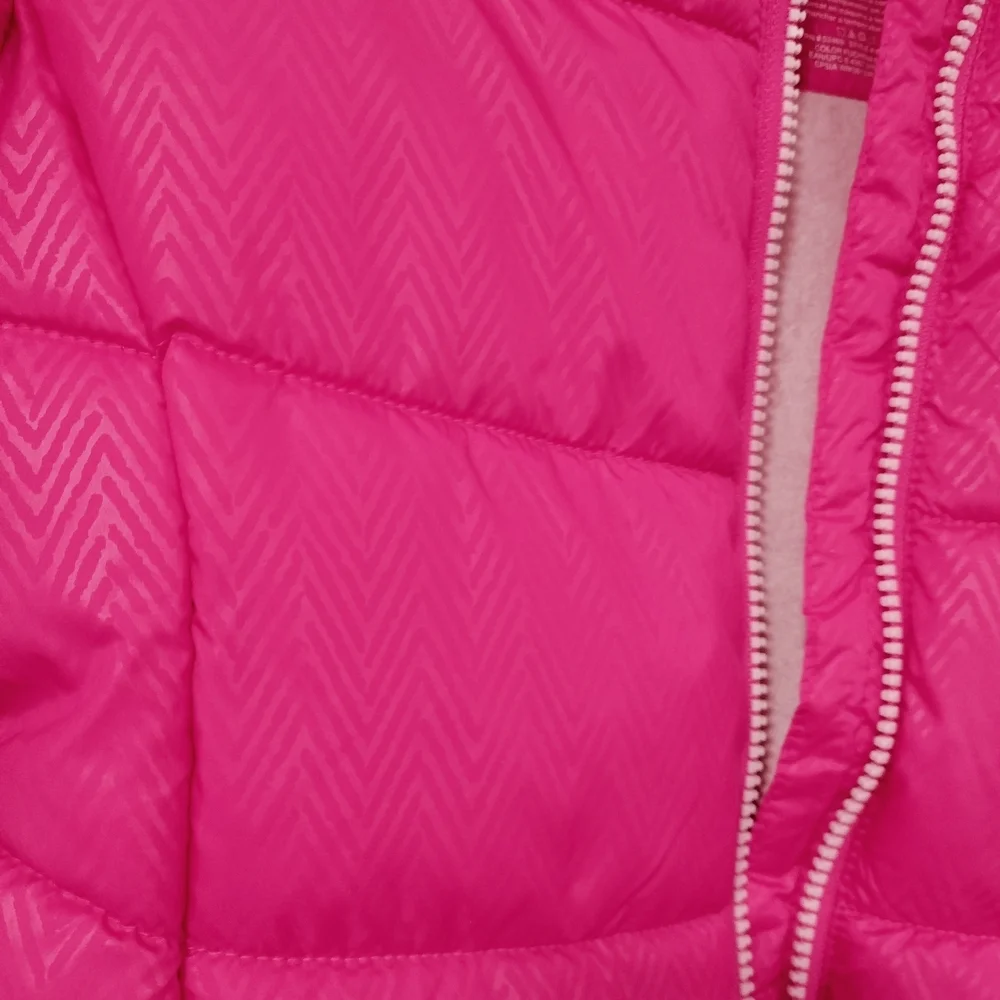 Wonder Nation Fuchsia Kids Puffer Jacket